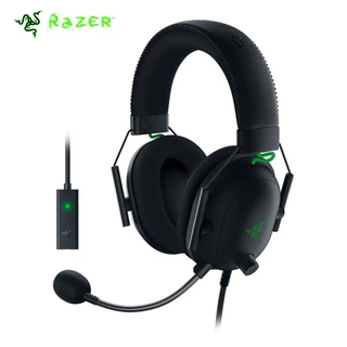 Fone De Ouvido Para Jogos Com Fio Razer BlackShark V2 X Driver TriForce 50mm HyperClear 7.1 Som Surround Microfone
