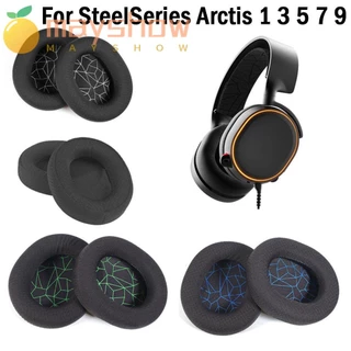 MAYSHOW 2Pcs Almofadas Para Fones De Ouvido Acessórios Espuma Jogos Da Série SteelSeries Arctis 1 3 5 7 9
