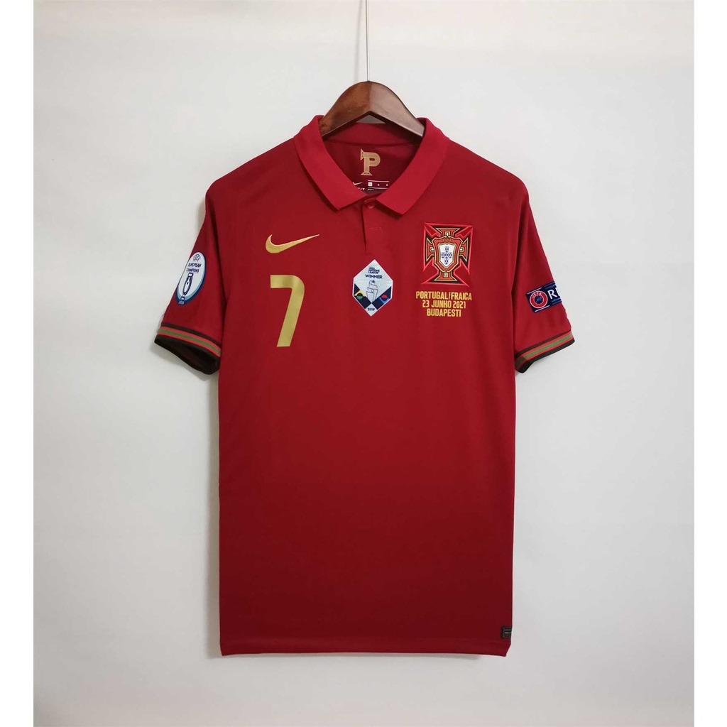 2020 Portugal Home Retro Thai Versão Camisa De Futebol De Alta Qualidade S-2XL OW8Z