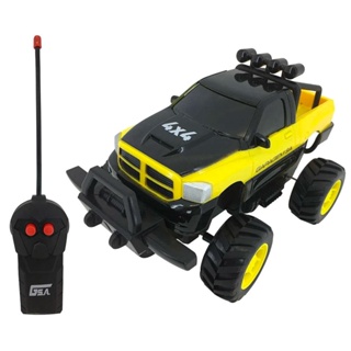 Carrinho de Controle Remoto Demolition RC3 Amarelo - Candide