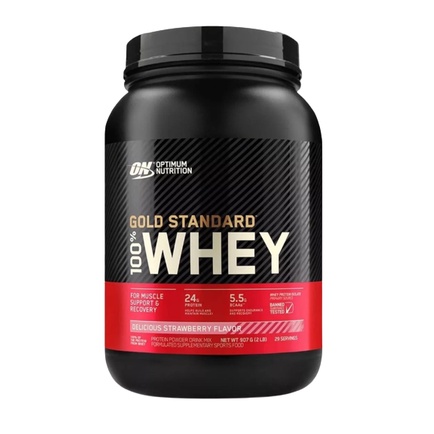 Gold Standard 100% Whey Morango 907g Optimum Nutrition
