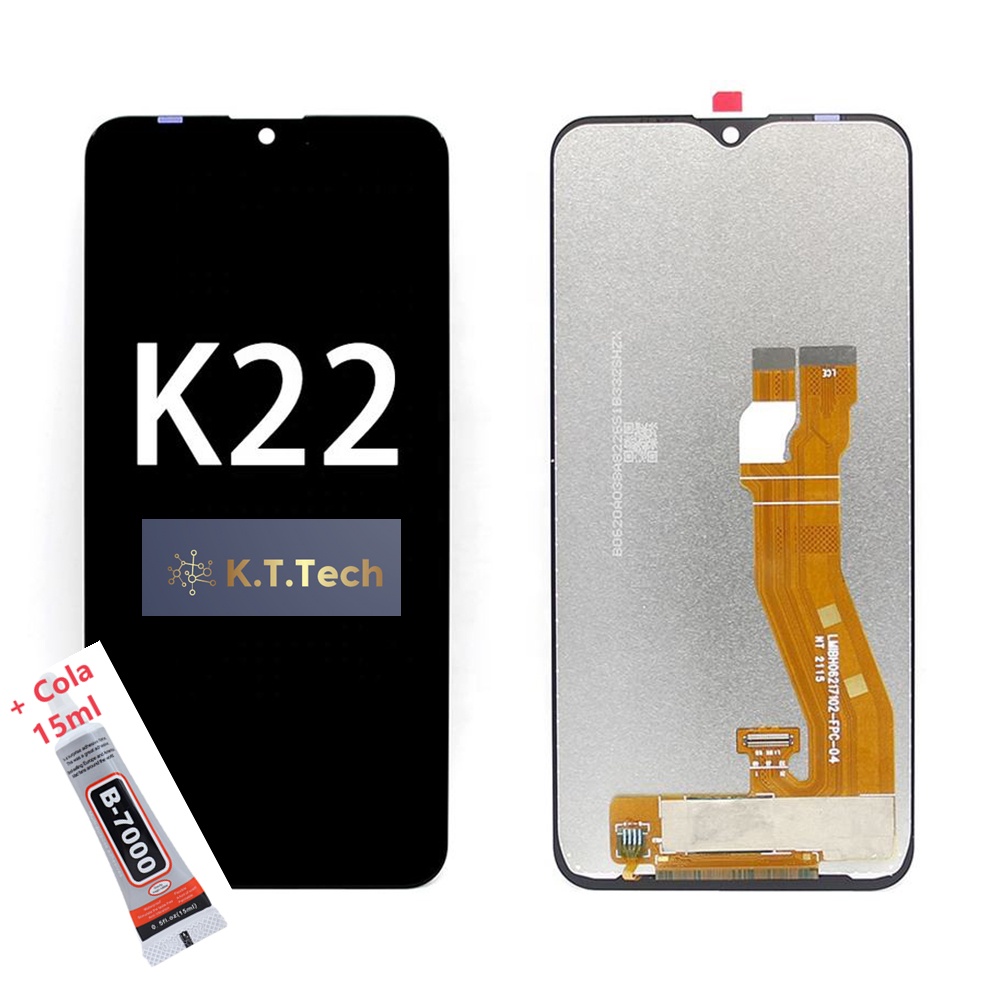 6.2 " Tela Frontal Display Para LG K22&K22 Plus Touch Tela Compativel LMK200Z LMK200E LMK200B LM-K200 Original Lcd Substituição Com Aro +Cola