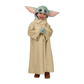 O Traje de cosplay Mandaloriano Alienígena Yoda Baby Yoda para Crianças