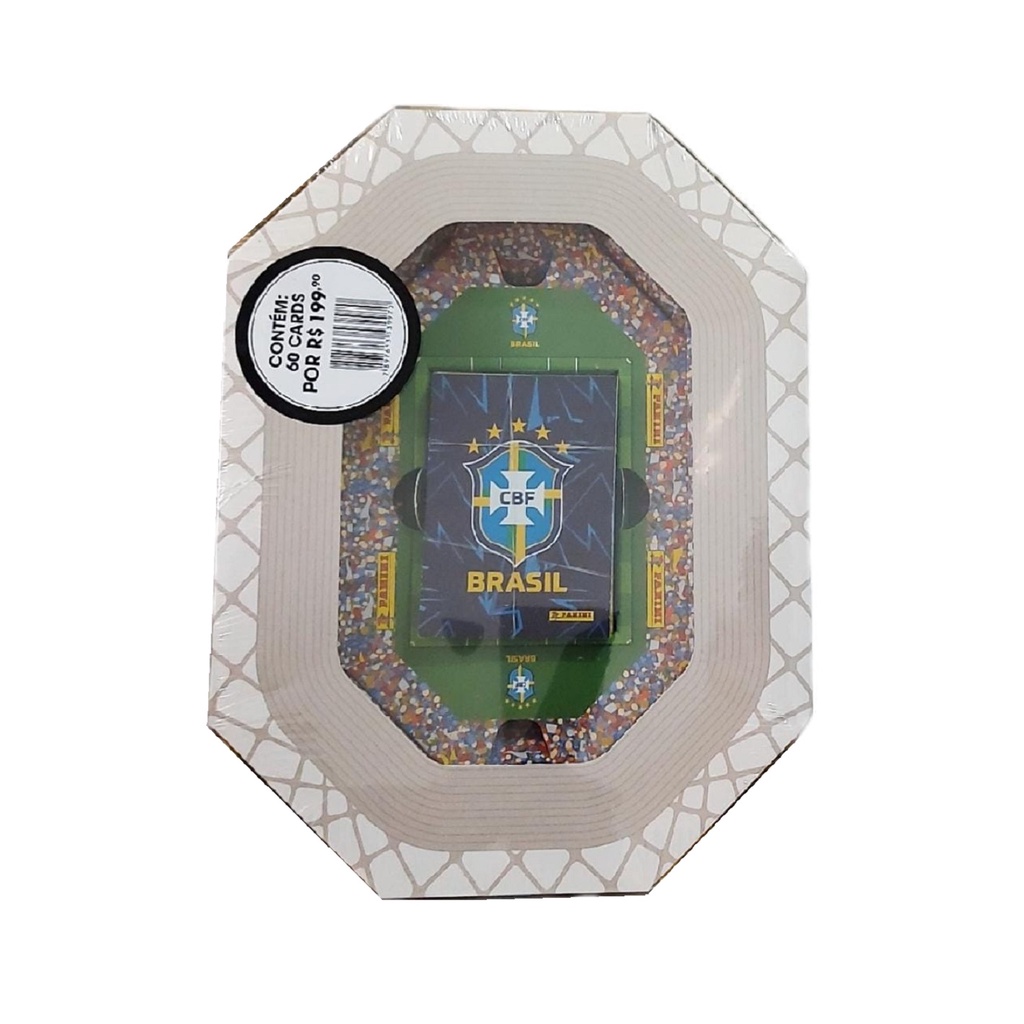 Set Cards Seleção Brasileira Box Estádio + 60 Cards Copa Edição Limitada