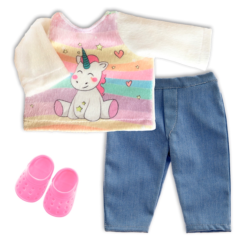 Roupa fashion de baby alive