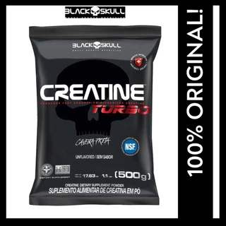 Creatina Black Skull Turbo REFIL 500G Sem sabor
