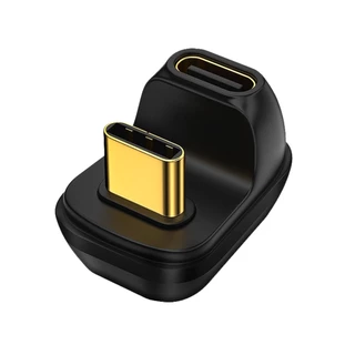 Adaptador Conversor Conector em U Tipo C para Tipo C ( USB Tipo-C Macho Fêmea )
