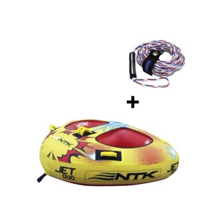 Bóia Para Reboque Inflável Jet Duo Nautika + Cabo De Puxar