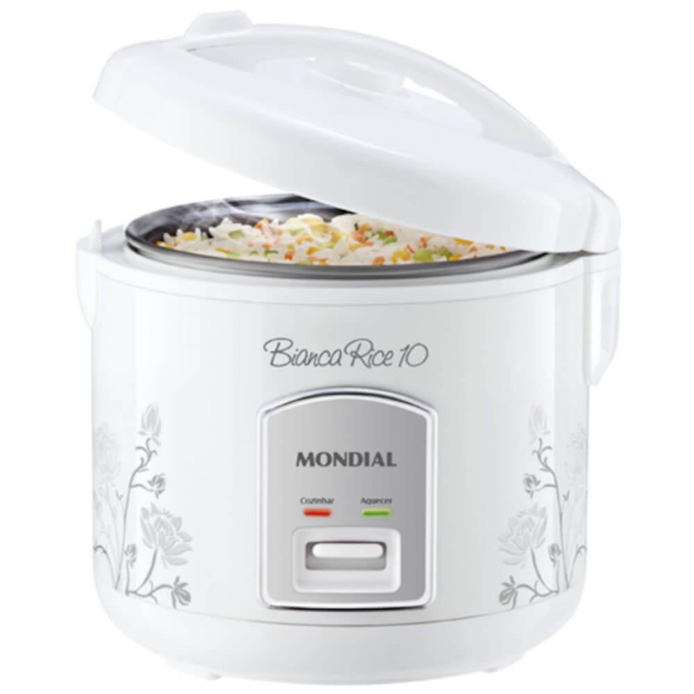 Panela Eletrica Mondial Bianca Rice PE10 700W 10 xicaras – Branca