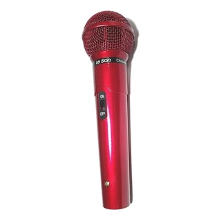 Microfone Profissional Fio Le Son Mc200 Cardioide - Vermelho