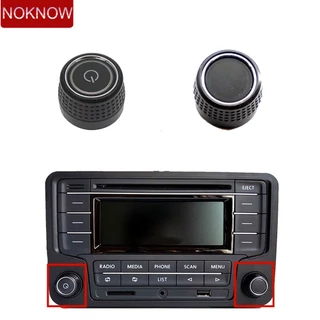 Para Volkswagen VW Skoda New Jetta Turane Touran Polo LAVIDA CD Player Knob Rádio D-Port Botão De Interruptor De Volume Konb