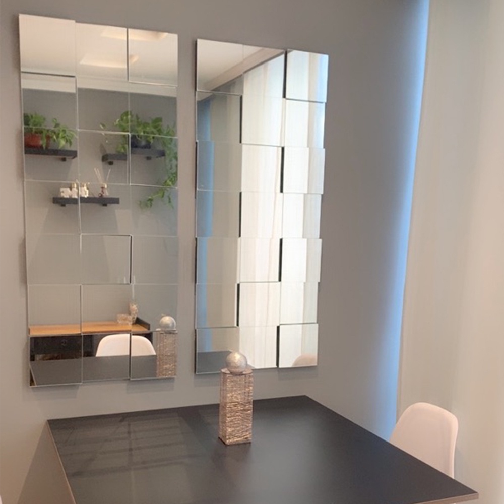 Espelho Decoração para Sala de Jantar Liverpool 3D 21 Peças