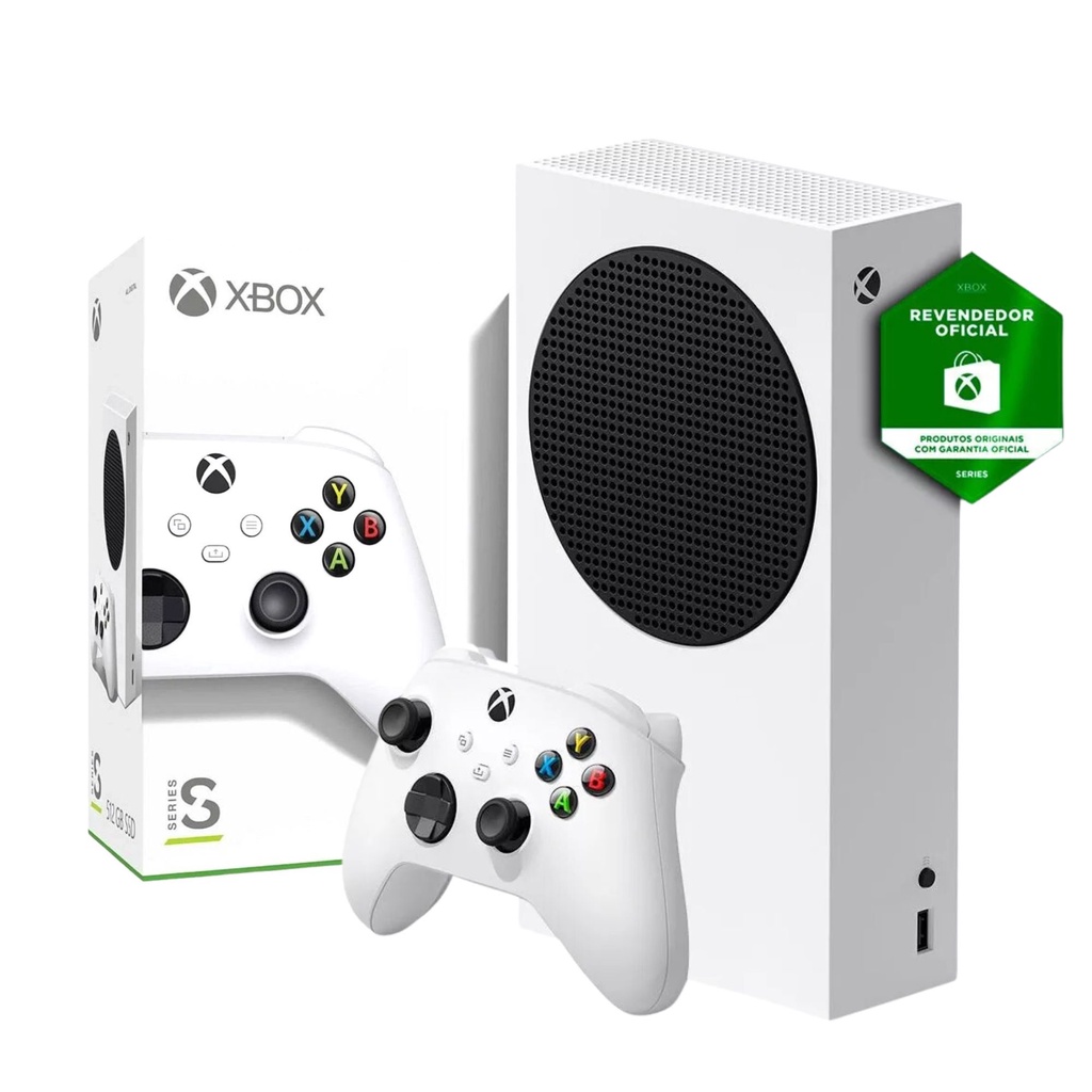 Console Microsoft Xbox Series S 512 GB Standard Branco | Shopee Brasil