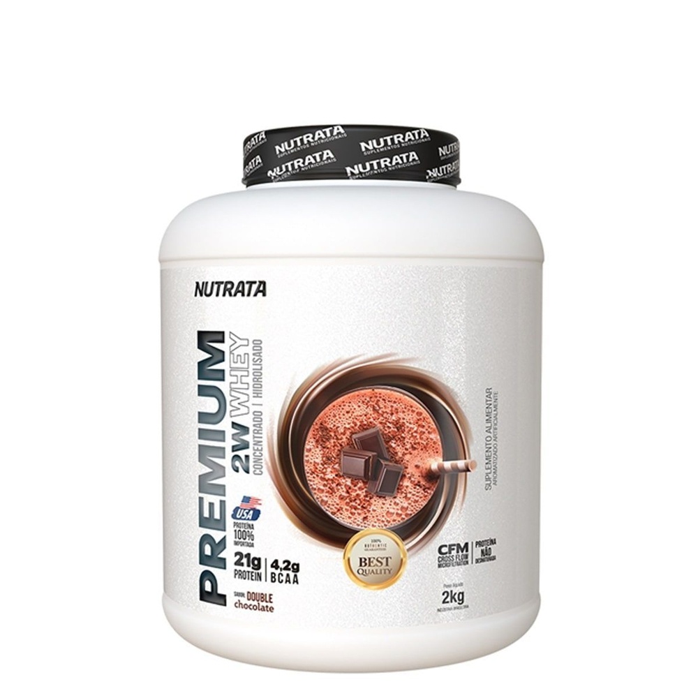 Premium Whey – 2000g Double Chocolate – Nutrata