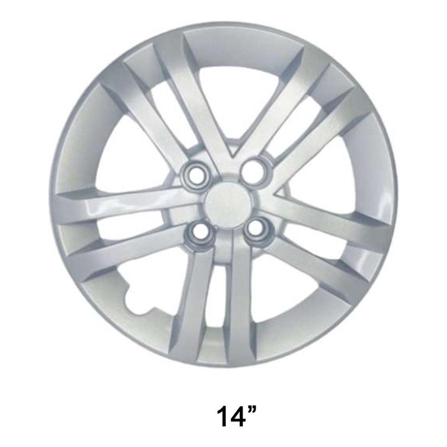Calota do Fiat Argo prata 2021 Aro 14 1un Tiger Cb0038-