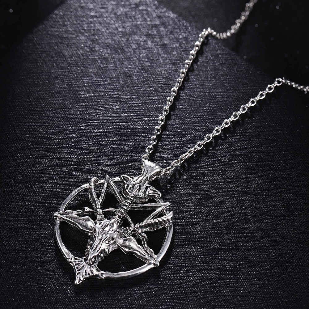 Colar Vintage Pan God Skull (Cabra)