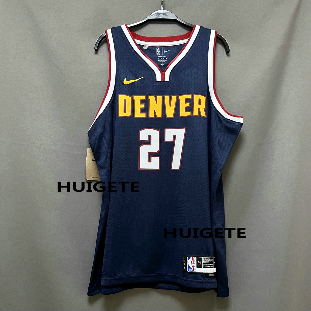 Novo Nuggets originais da NBA Denver #27 Jamal Murray Jersey 2022-23 ...