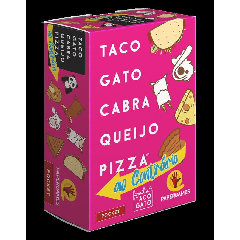 Taco Gato Cabra Queijo Pizza: ao Contrário (Família Taco Gato) - PaperGames