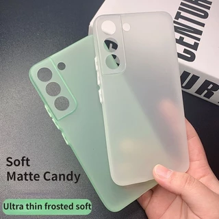 Capa ULTRA Fina Para Telefone Samsung Galaxy A14 S23 S22 S21 PLUS FE Lente Tpu Macia Completa À Prova De Choque