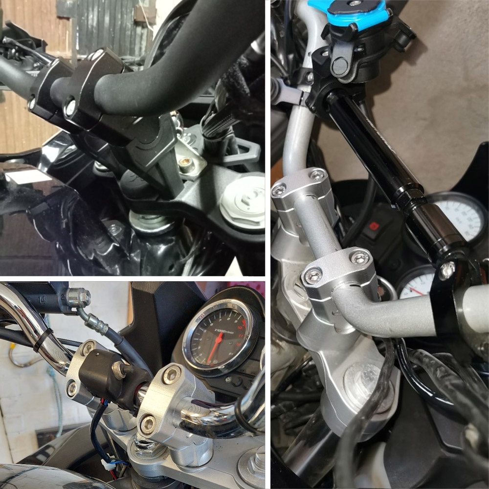 Riser Per Manubrio In Alluminio 6061-T6 – Per Suzuki V-Strom 250/650/1000/1050, Alza Manubrio 28 Mm (per Steli Da 7/8")