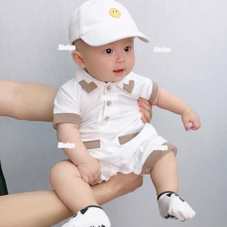 Roupas De Bebê Recém-Nascido Para Meninos 0-12 Meses Batismo De Verão Com Boné Casual Set Terno Menino Toddler 0-6 Aniversário Romper Suit Boys Fotográficas