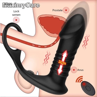 Massajador Automático De Próstata Com Controle Remoto Para Estimulação Anal Masculina E Auto-Prazer