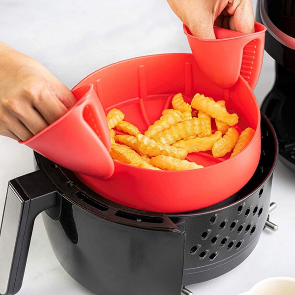 FORMA DE SILICONE PARA FRITADEIRA AIR FRYER MICROONDAS