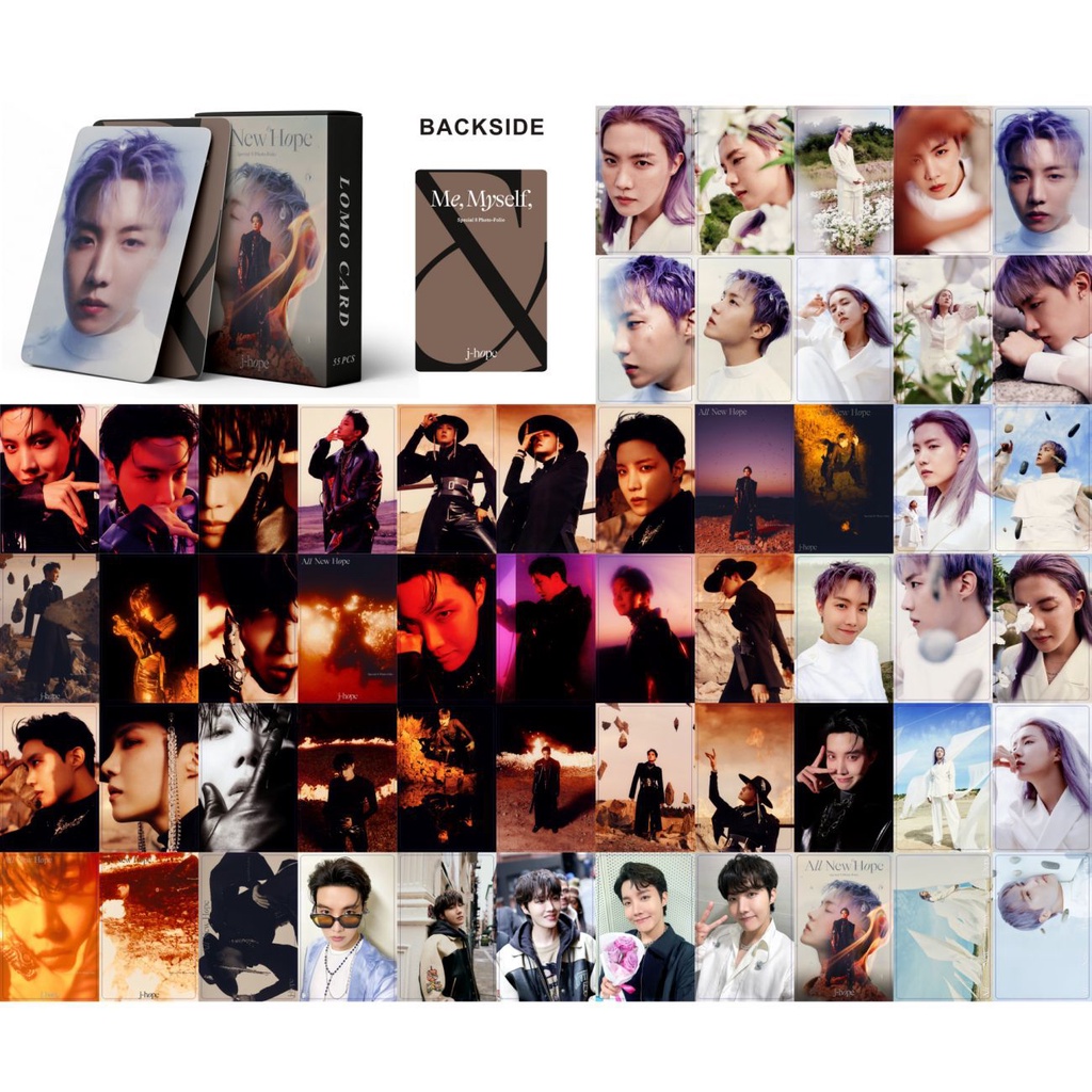 55pcs/box J-HOPE All New Hope Photocards BT-S SOLO Special 55pcs/box J-HOPE All New Hope Photocards BT-S SOLO Special
