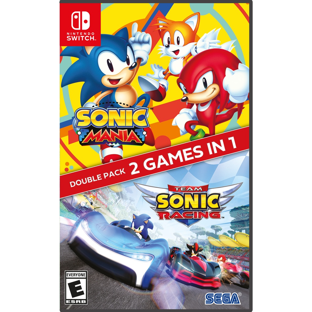 KIT Nintendo Switch Skin e Capa Anti Poeira - Sonic Mania - Pop