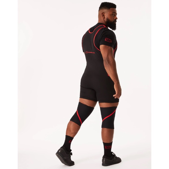 SBD POWERLIFTING SINGLET Homem FIT-Preto E Vermelho | Shopee Brasil