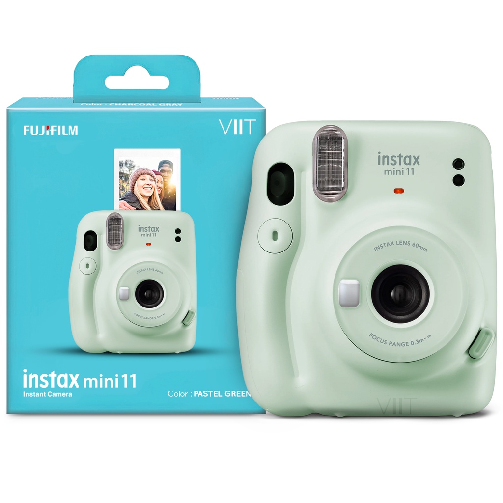 Câmera Instantânea Fujifilm Instax Mini 11 Verde Pastel Com Nf - Original