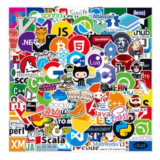 Autocolantes Para Programadores 105pcs Laptops Decalques Do ...