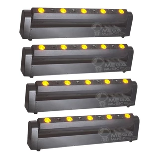 4 Ribalta Laser 4 Saída Vermelho200mw + 5 Saída Leds Âmbar