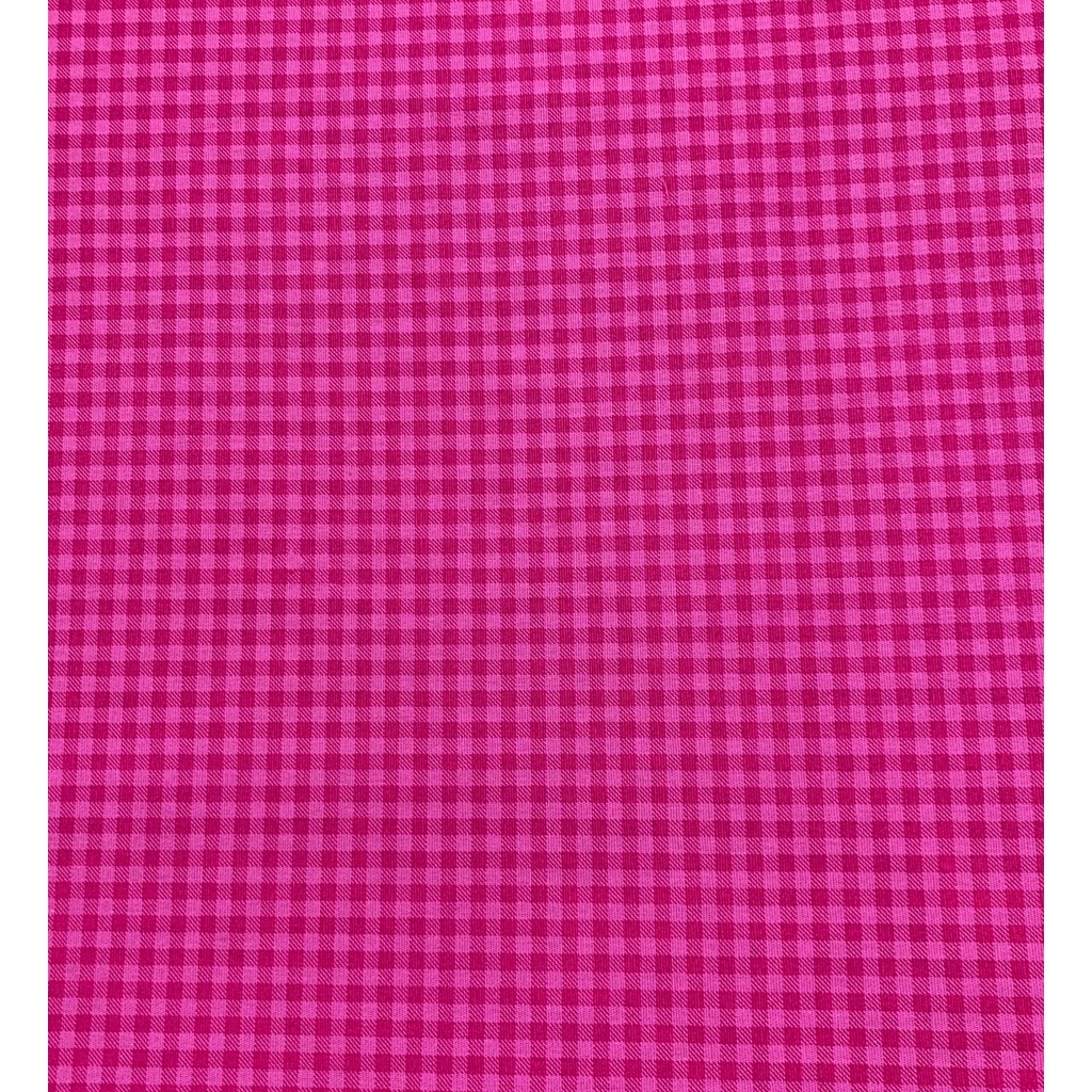 Tecido Circulo - Xadrez Pink/ Branco - 1m x 1,50m - 426440.2582