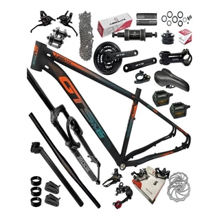 Kit Quadro Bicicleta Gts Prom5 Aro 29 21v Completo+ Pecas