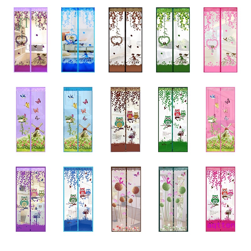 JT Tela Magnética De Fácil Instalação , Lavável-Para Animais De Estimação E Kid Friendly Portas Mãos Livres 100x210cm