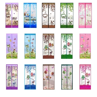 JT Tela Magnética De Fácil Instalação , Lavável-Para Animais De Estimação E Kid Friendly Portas Mãos Livres 100x210cm
