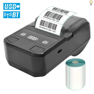Impressora Portátil De Etiquetas Térmicas De 58mm Sem Fio BT Mini Com Bateria Recarregável Compatível O Android iOS Windows Para Roupas De Varejo Fita De Preço Jóias