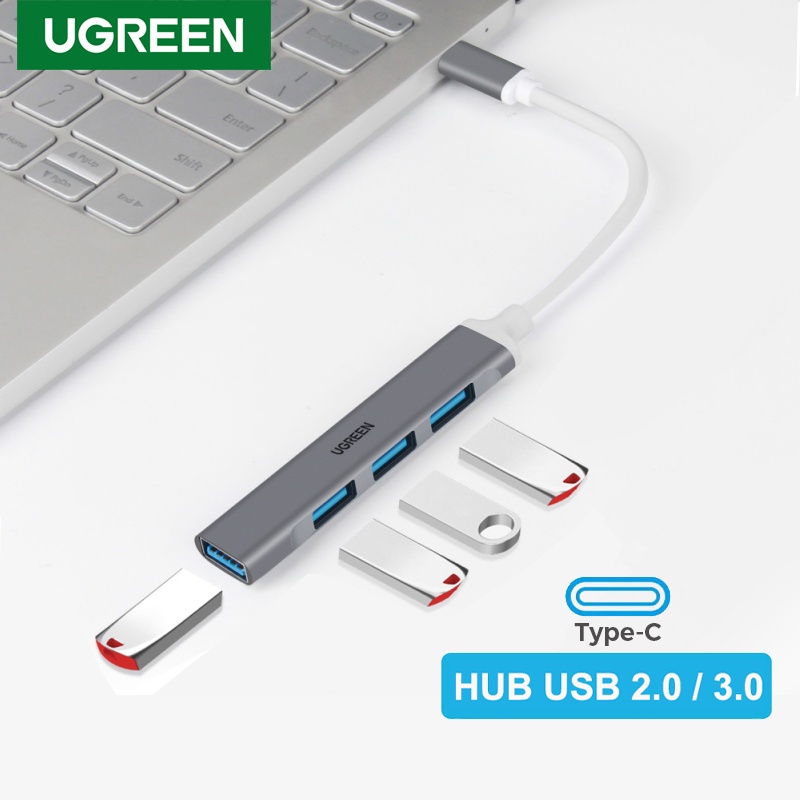 Ugreen Tipo C 4 Porta USB 3.0 HUB Para Laptops Acessórios 4 Em 1 ...
