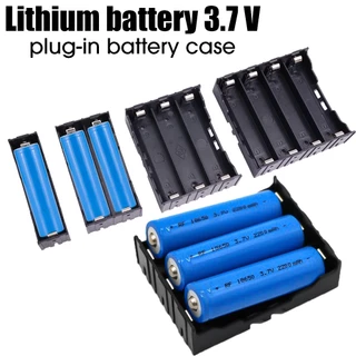 ABS 18650 Power Bank Cases/1 2 3 4 Slot Batteries Container Hard Pin/Caixa De Armazenamento Do Porta-Bateria