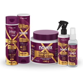 KIT NOVEX LONGO PODEROSO LINHA COMPLETA