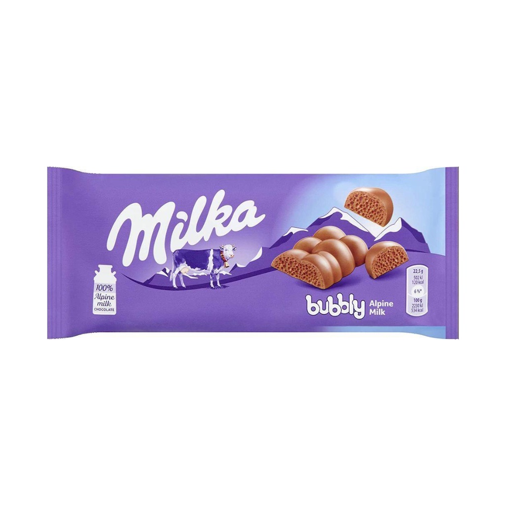 Milka Bubbly Alpine Milk G Shopee Brasil