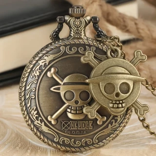 Relógio Retro Cartoon Anime Tema Quartzo De Bolso Pingente Colar Presentes