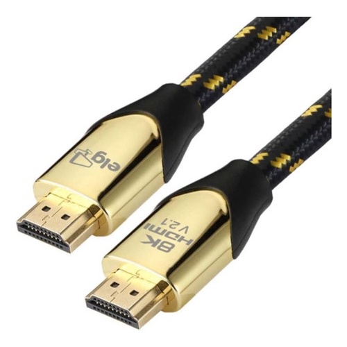 Cabo Hdmi 2.1 8k E 4k Ultrahd 144hz Blindado 3 Metros Hs8k30