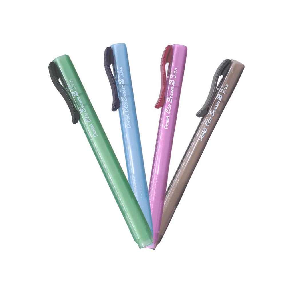 Borracha Pentel Clic Eraser 2 Transparente Shopee Brasil