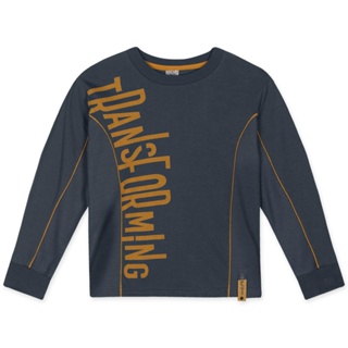Camiseta Infantil Menino Piquet Manga Longa Tigor