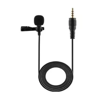 Microfone Lapela Mini JH-043 Clip Semi Profissional 3.5mm Aulas Alta Qualidade 