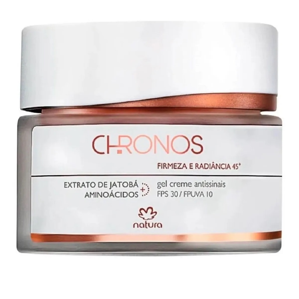 Gel Creme Chronos Antissinais 45+ FPS30 Firmeza e Radiância 40g ...