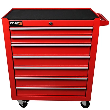 Carrinho Vermelho para Ferramentas com 7 Gavetas