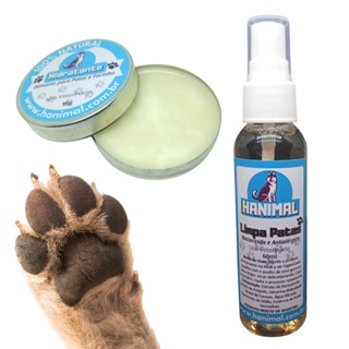 Kit patas para seu cachorro hidratante e limpa patas